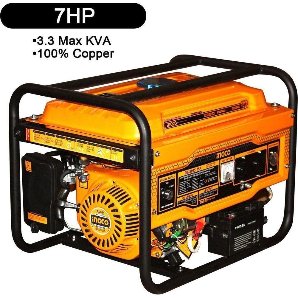 Ingco GE35005-15P Gasoline Generator 3.5KVA (Electric Start) - KHM Megatools Corp. Ingco GE35005-15P Gasoline Generator 3.5KVA (Electric Start) - KHM Megatools Corp.